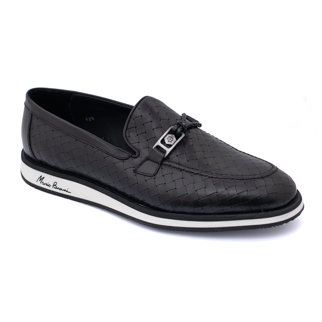 Chic Men’s Italian Leather Loafers